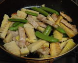 たけのこと豚肉のオイマヨ炒め作り方3写真