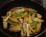 たけのこと豚肉のオイマヨ炒め作り方4写真