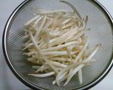 簡単ヘルシー★もやしと豚肉のポン酢あえ作り方1写真