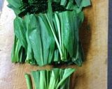 行者にんにくの塩麹入りの卵とじ作り方1写真