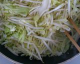 お好み焼き風♪♪オムキャベもやし作り方1写真