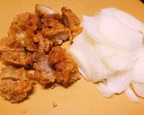 鶏から親子丼☆残ったから揚げのリメイクに作り方1写真