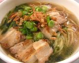 簡単!◆パスタ麺で◆優しい醤油ラーメン作り方6写真
