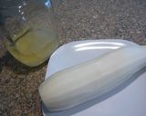 韓国風~薄切り甘酢大根の前菜作り方1写真