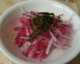 大根の昆布茶和え作り方5写真