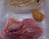若鶏もも肉の照り焼き・ピリ辛もやし添え作り方1写真