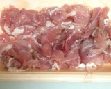 さっぱり梅ポン焼きと野菜炒め作り方1写真