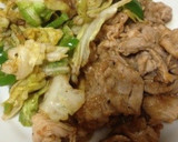 さっぱり梅ポン焼きと野菜炒め作り方7写真