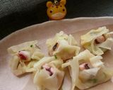 たこやき風チーズとクリーム包み巾着♥作り方7写真