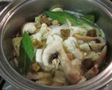 豆と野菜とチキンのスープパスタ作り方6写真