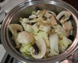 豆と野菜とチキンのスープパスタ作り方5写真