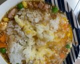 レンジ簡単洋風トマト油淋鶏味炒飯弁当作り方8写真