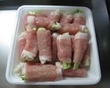 甘辛~い野菜肉巻き作り方2写真