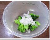ブロッコリと新玉をプチ!②海藻麺ソースで作り方2写真