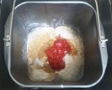 全粒粉100% ☆ トマトパン作り方1写真