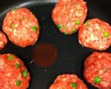さやえんどうで♪ハンバーグ作り方4写真