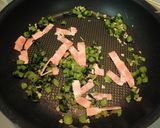 高菜とベーコンの煮込み焼きそば作り方6写真