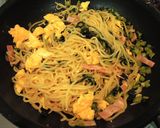 高菜とベーコンの煮込み焼きそば作り方8写真