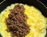 ★我が家の挽き肉オムレツ★作り方4写真