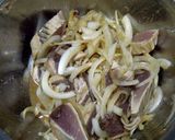 鰹と新タマネギの和風スパゲッティ作り方2写真