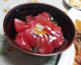 お寿司やサンしましょう　マグロのずけ丼作り方5写真