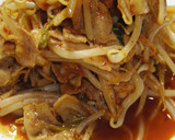 超簡単！もやしと豚肉の韓国風甘辛炒め作り方10写真
