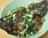 台湾料理～紅焼呉郭魚（台湾鯛の煮付け）作り方7写真