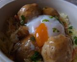 鶏だんごのゆるゆるふっくら煮・温卵のっけ作り方9写真