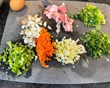野菜たっぷり梅風味チャーハン作り方2写真