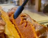 簡単お店の味！とろ〜り明太子チーズフランス作り方3写真