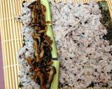 きゅうりとアナゴの雑穀太巻き作り方5写真