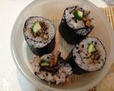 きゅうりとアナゴの雑穀太巻き作り方8写真