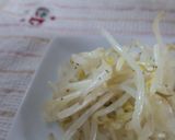 時短・簡単　ごま香る★もやしのレンジ蒸し作り方4写真