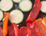 麺つゆで簡単!夏野菜の焼き浸し😋作り方5写真
