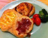 よくばりパン(マヨコーン＆生ハム)作り方7写真