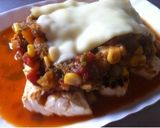豆腐ステーキonトマトスープ♪チーズ載せ作り方7写真