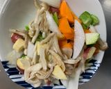 お一人様野菜たっぷり梅ウスター味炒飯作り方7写真