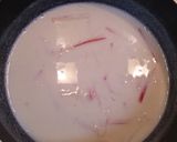 青梗菜の蟹もどきクリームスープ？作り方4写真