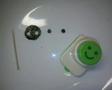 海苔だけで「まっくろくろすけ」おにぎり作り方8写真
