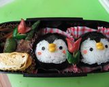 ひき肉でアスパラ★ピーマンバーグお弁当に作り方6写真