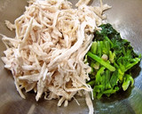 蒸し鶏とほうれん草のウマウマ和え♪作り方6写真