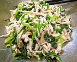蒸し鶏とほうれん草のウマウマ和え♪作り方7写真