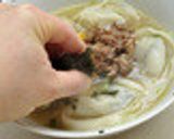 韓国料理ー韓国お雑煮：トックマンドゥグク作り方10写真