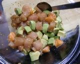 家族大好き♪アボカド海鮮ユッケ丼作り方4写真