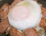 小腹が空いたら魚肉ソーセージで目玉焼き丼作り方6写真
