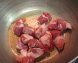 れんこんとこんにゃくと豚肉の煮物作り方3写真