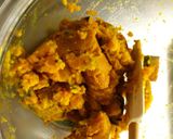 カボチャ煮物リメイク♥美味カボチャサラダ作り方4写真