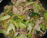 まな板包丁不要☆レタス豚肉の焼肉たれ炒め作り方6写真