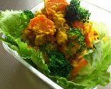 カボチャ煮物リメイク♥美味カボチャサラダ作り方8写真
