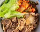 牛丼アレンジ ⭐︎ビビン丼⭐︎レトルトで簡単作り方3写真